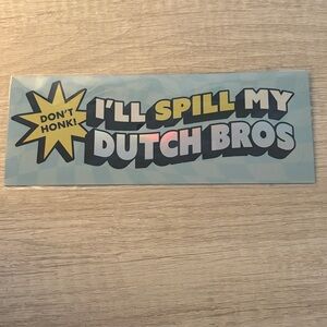 Dutch Bros Colorful Bumper Sticker